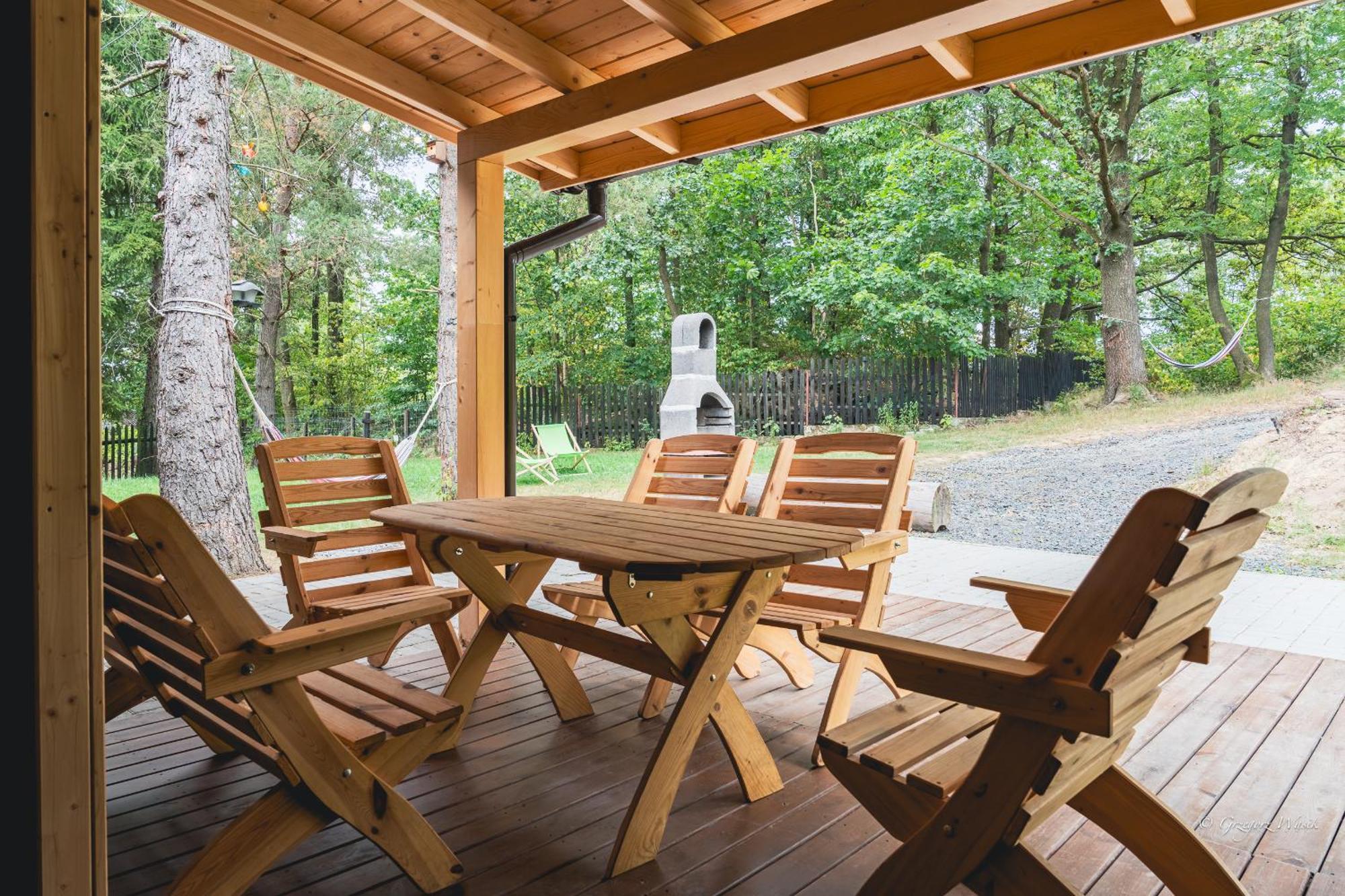 Chalet Pan Modrzew - Slow - Hamaki - Chill - Ogrodzony Teren Pet Friendly *
